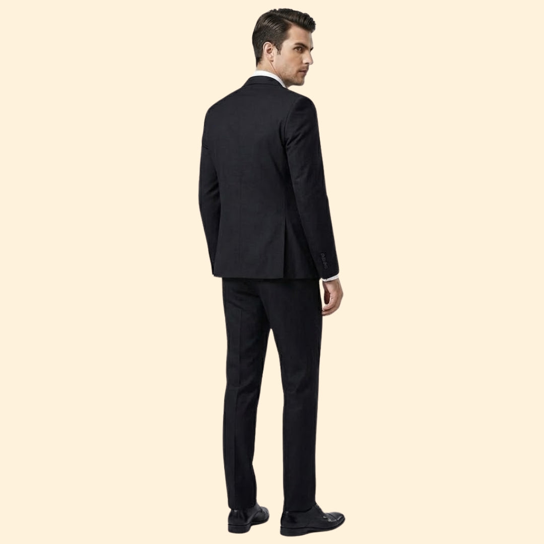 Costume Homme Trois Pièces – Veste, Gilet et Pantalon Coordonnés