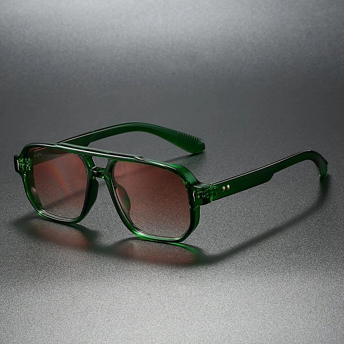 Men's Square Vintage Sunglasses – UV400 Protection & Lightweight Retro-Design 3