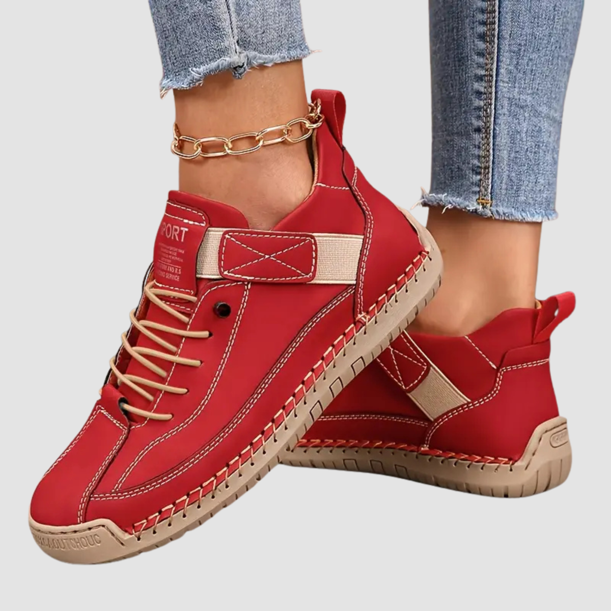 Chaussures Orthopédiques Femme - Baskets Confortables à Enfiler
