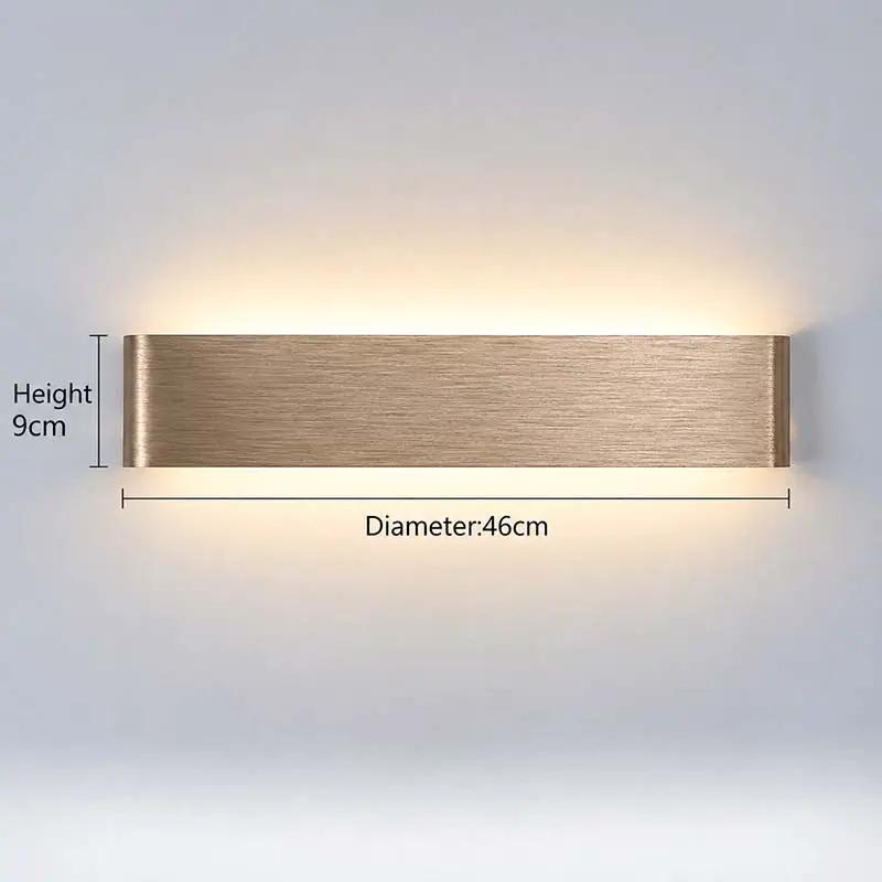 Applique Murale LED Minimaliste - Aluminium Diffusion Haut/Bas