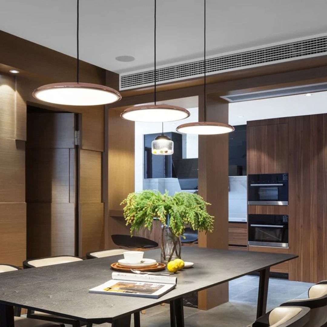 Plafonnier LED Scandinave Minimaliste - Métal et Acrylique