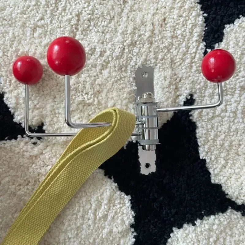 Patère Murale Design en Métal avec Crochets Arrondis
