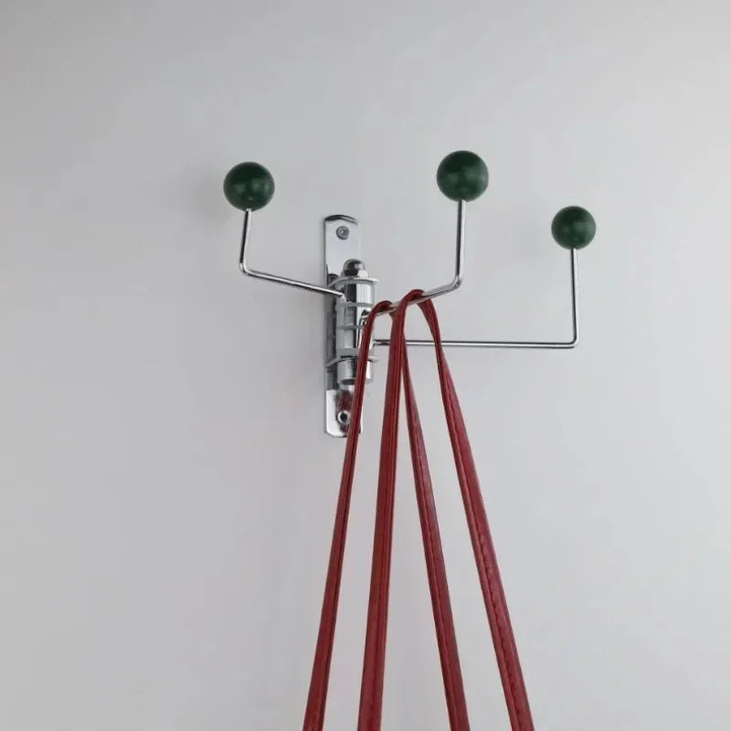 Patère Murale Design en Métal avec Crochets Arrondis