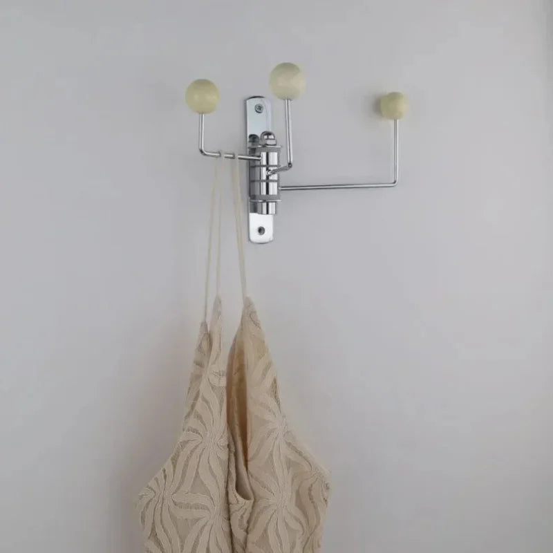 Patère Murale Design en Métal avec Crochets Arrondis