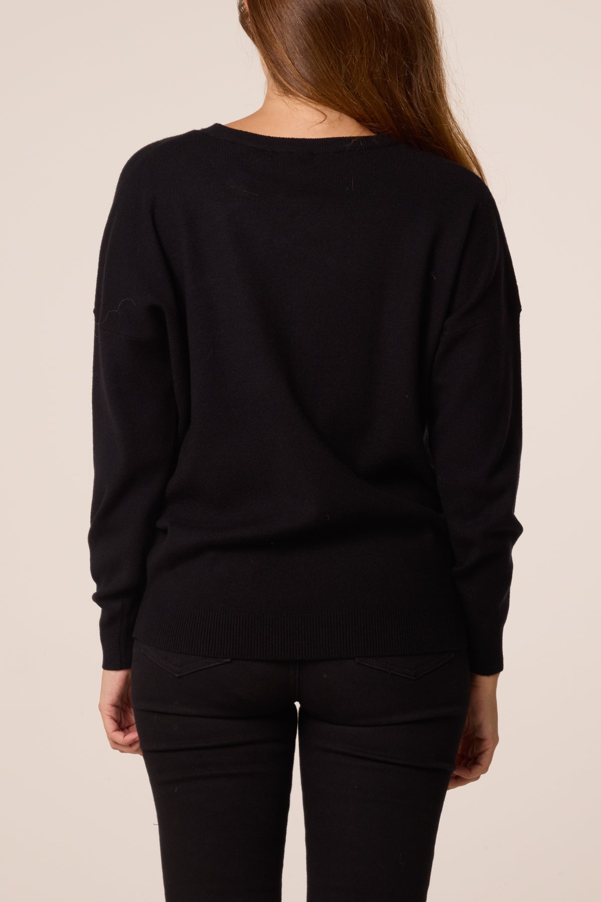 Pull Femme Imprimé Léopard à Nœud en Sequins