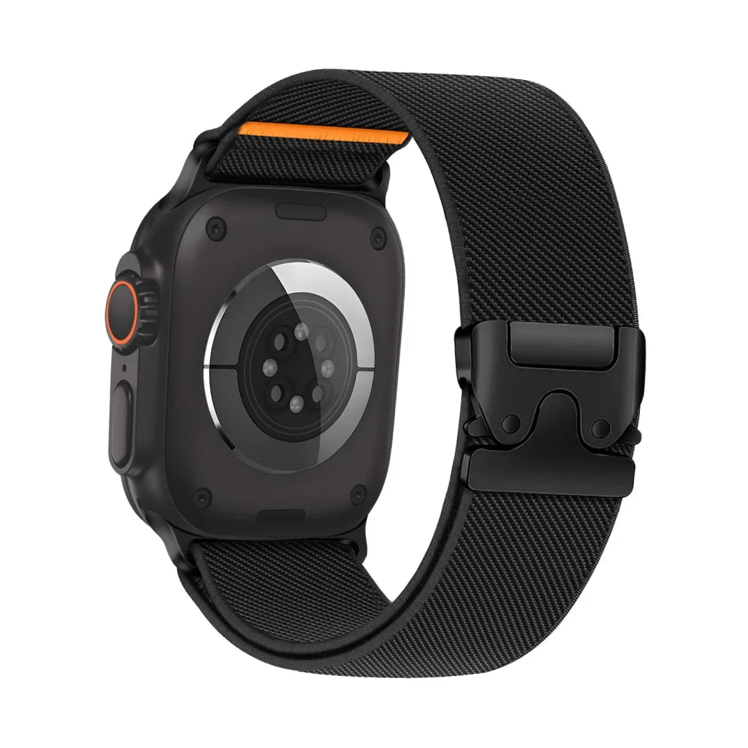 Bracelet Apple Watch en Nylon Tressé et Tissu Extensible