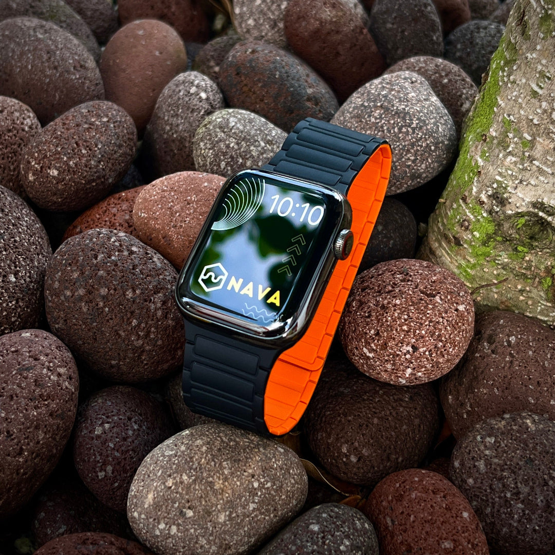 Bracelet Boucle Magnétique en Silicone pour Apple Watch