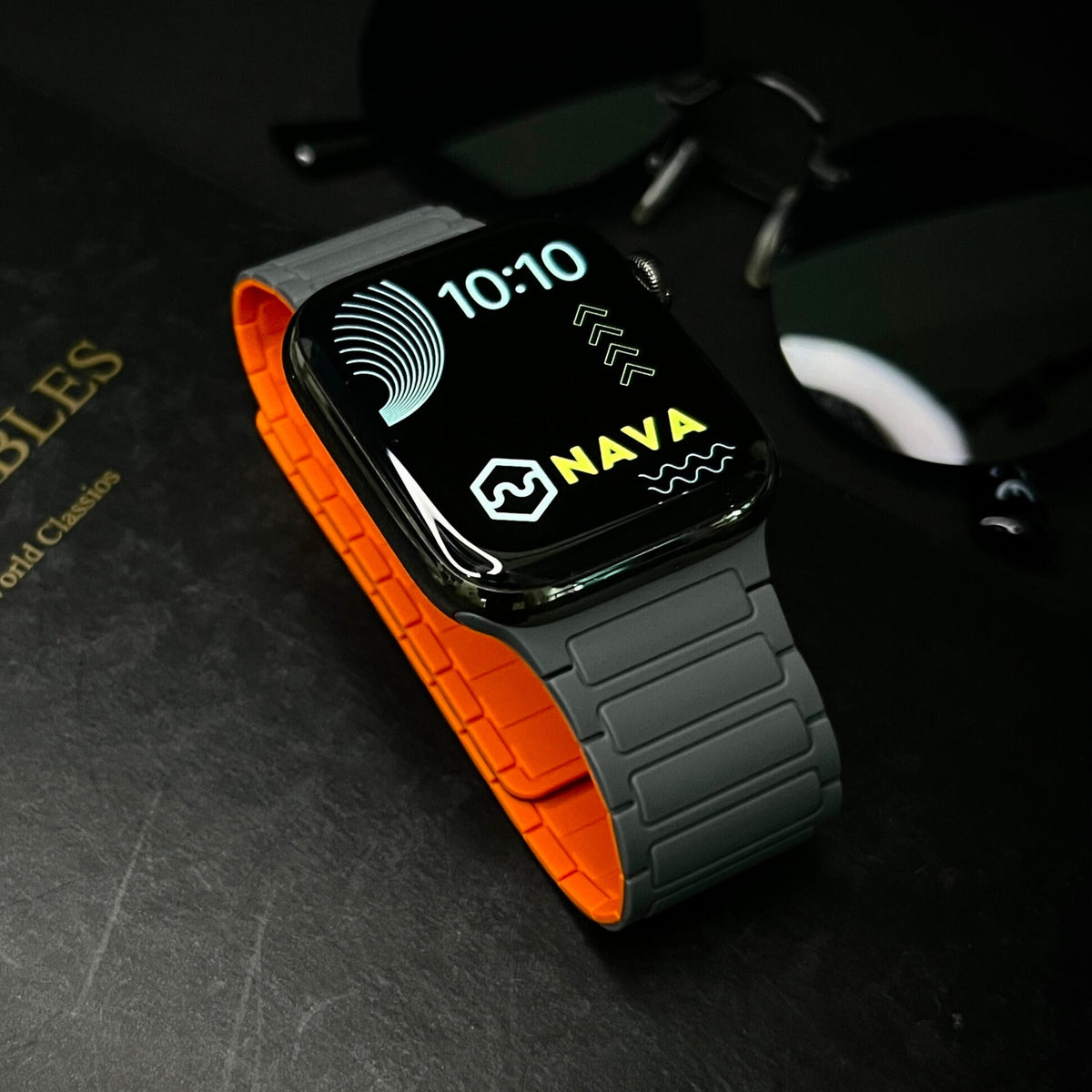 Bracelet Boucle Magnétique en Silicone pour Apple Watch