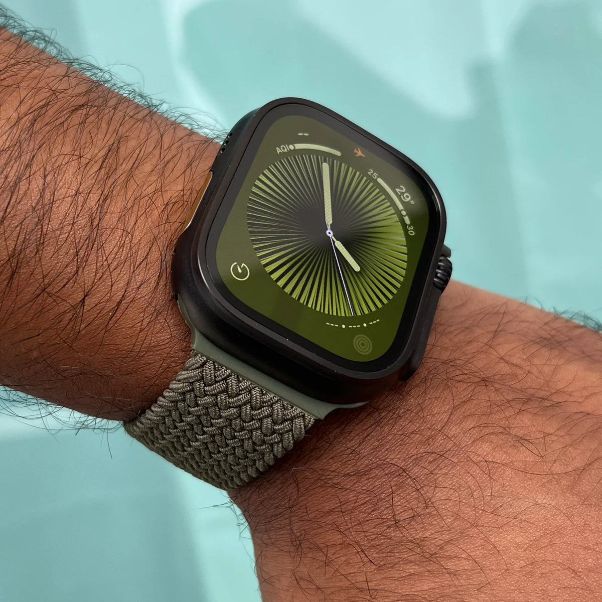 Bracelet Tissé Extensible pour Apple Watch - Boucle Ajustable