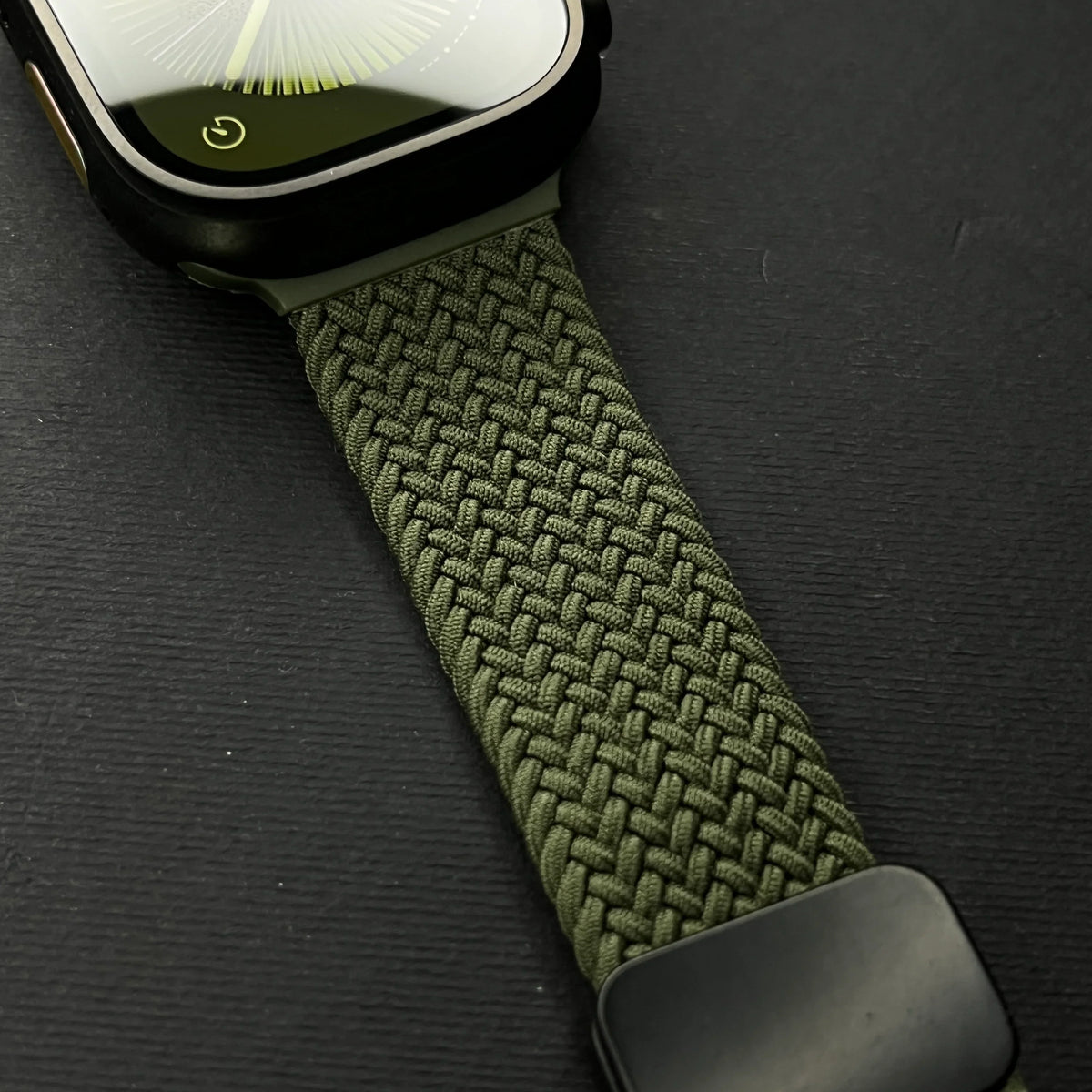 Bracelet Tissé Extensible pour Apple Watch - Boucle Ajustable