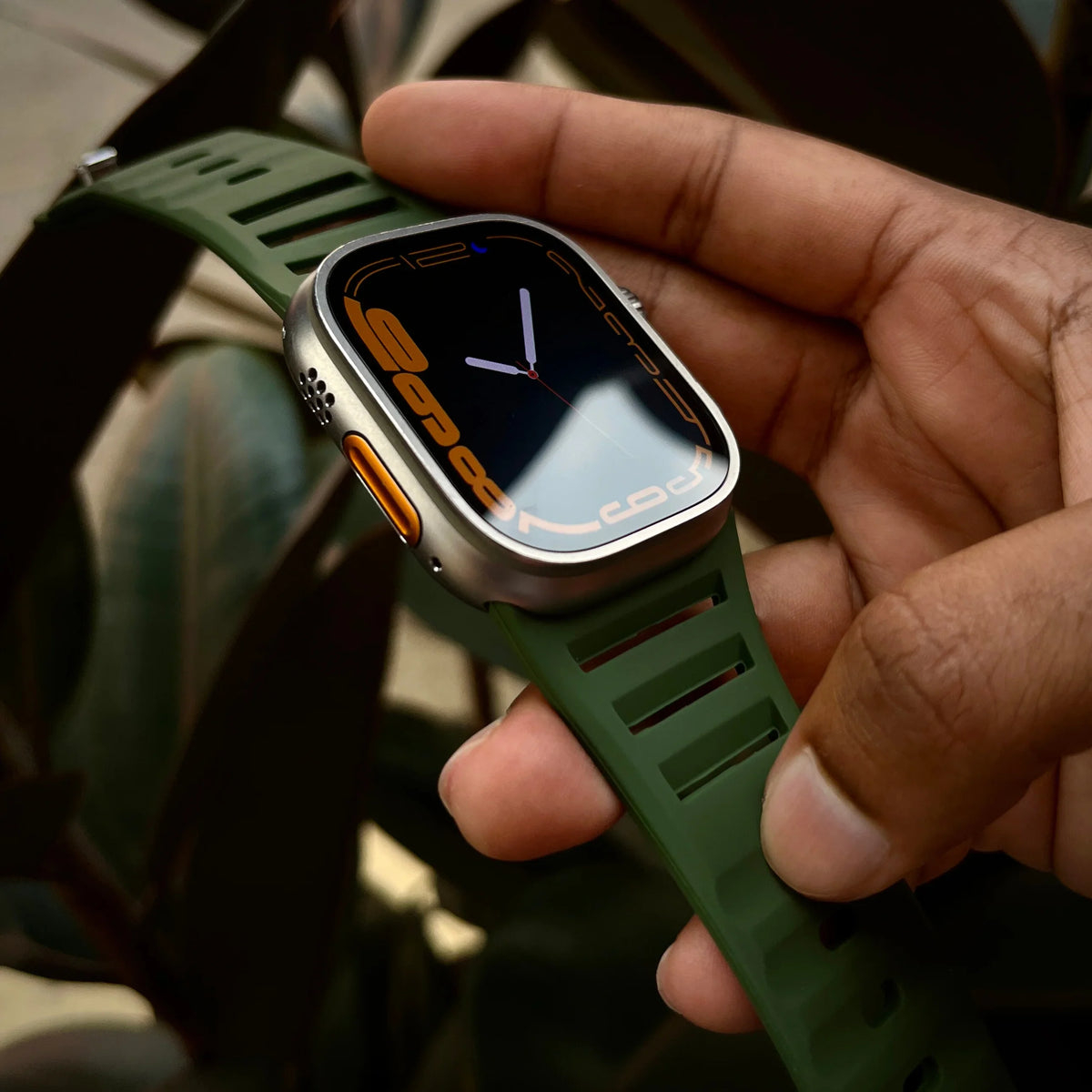 Bracelet Sport en Silicone pour Apple Watch - Toutes Tailles 44/45/46/49mm
