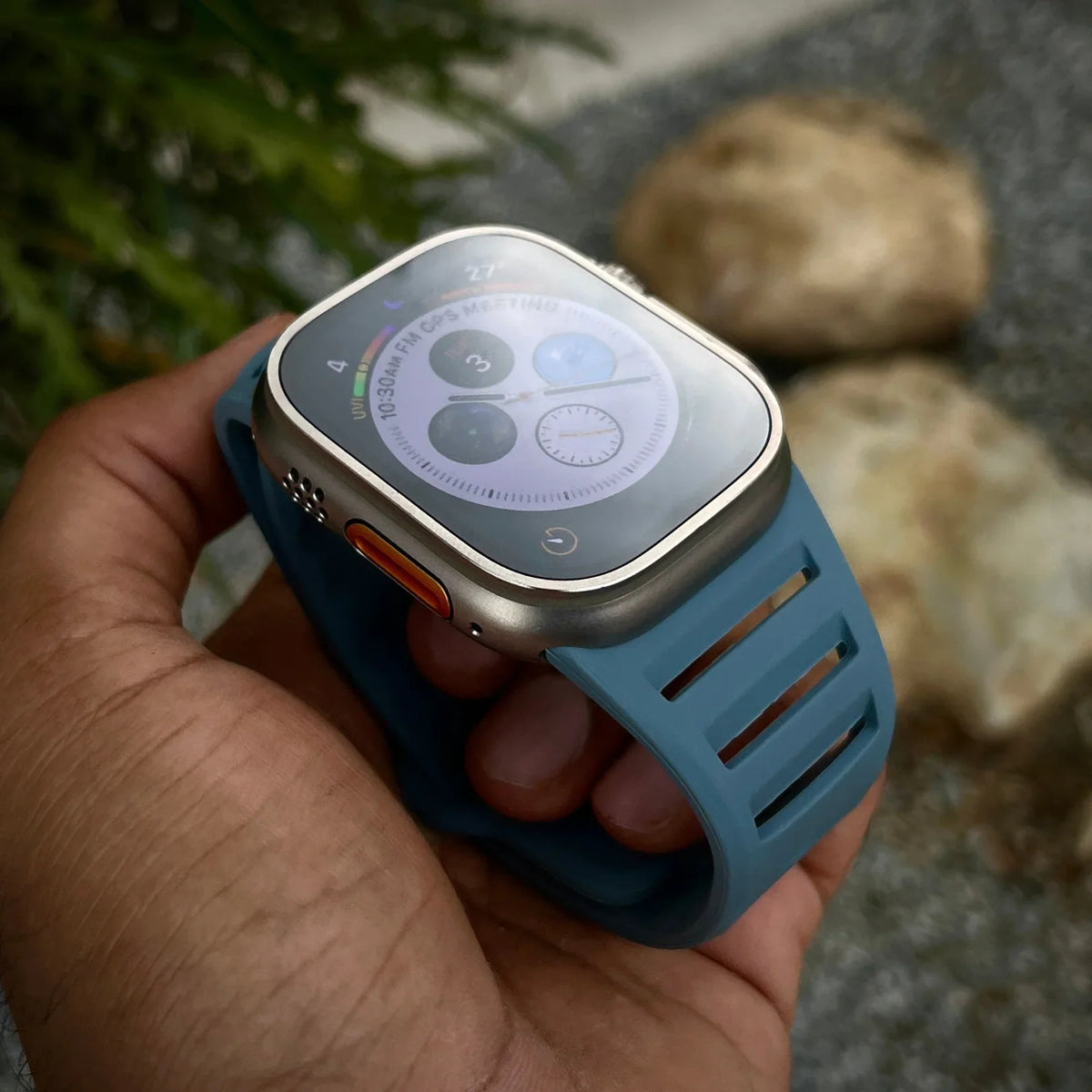 Bracelet Sport en Silicone pour Apple Watch - Toutes Tailles 44/45/46/49mm