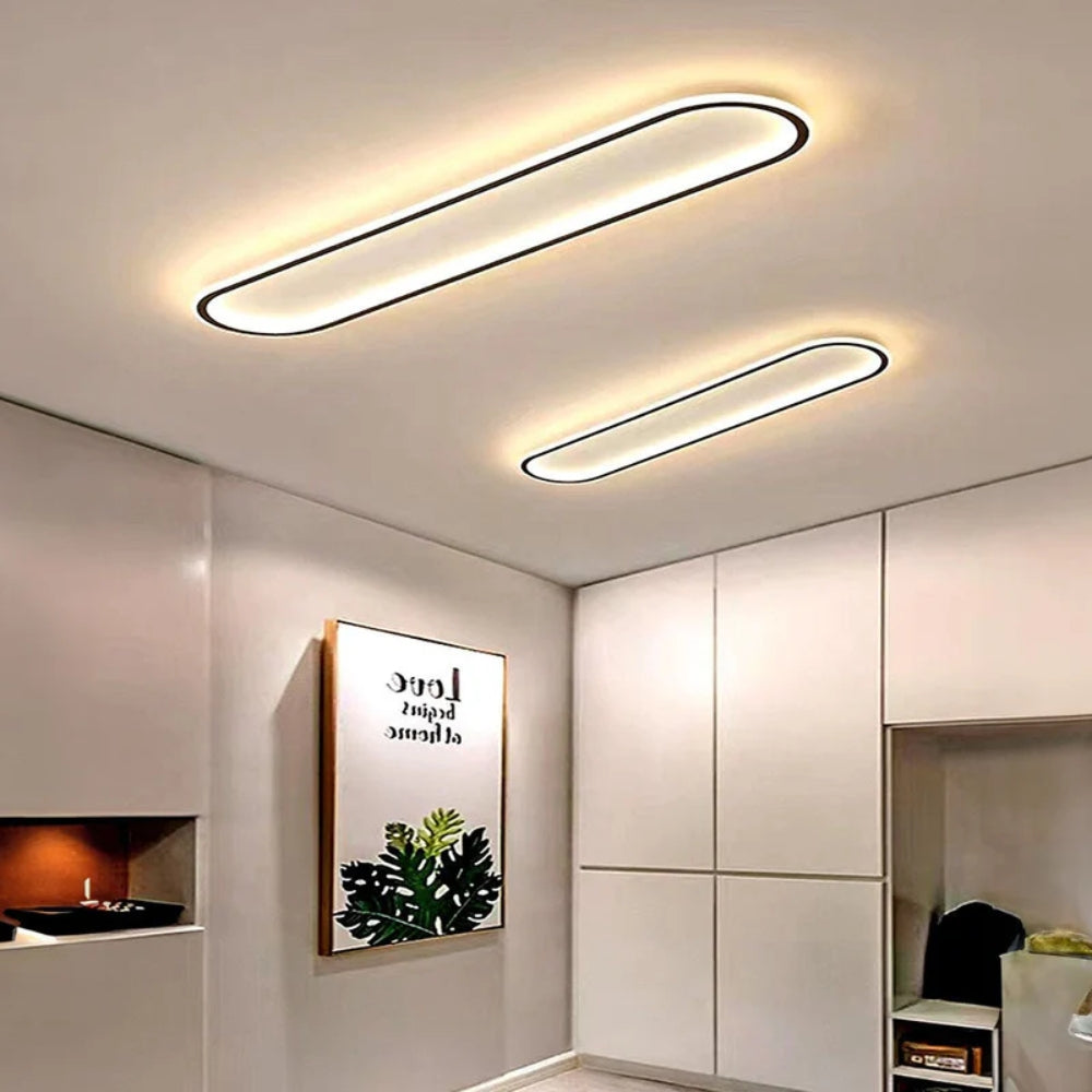 Plafonnier LED Allongé pour Couloir et Entrée