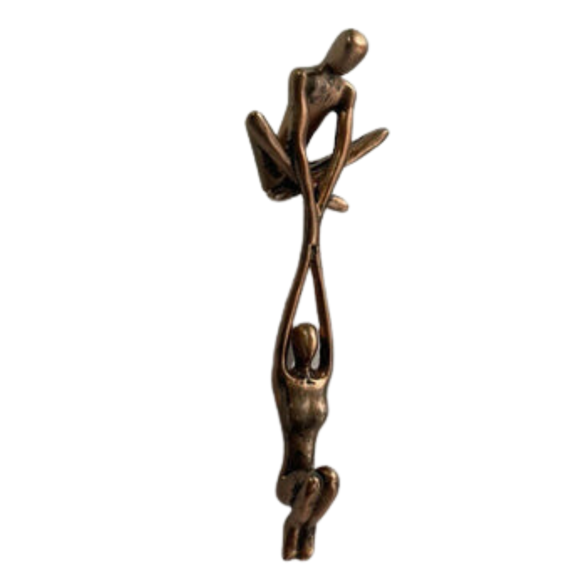 Figurine Sculpture – Resin, Black and White, Modern Design for Living Room or Bedroom Decor