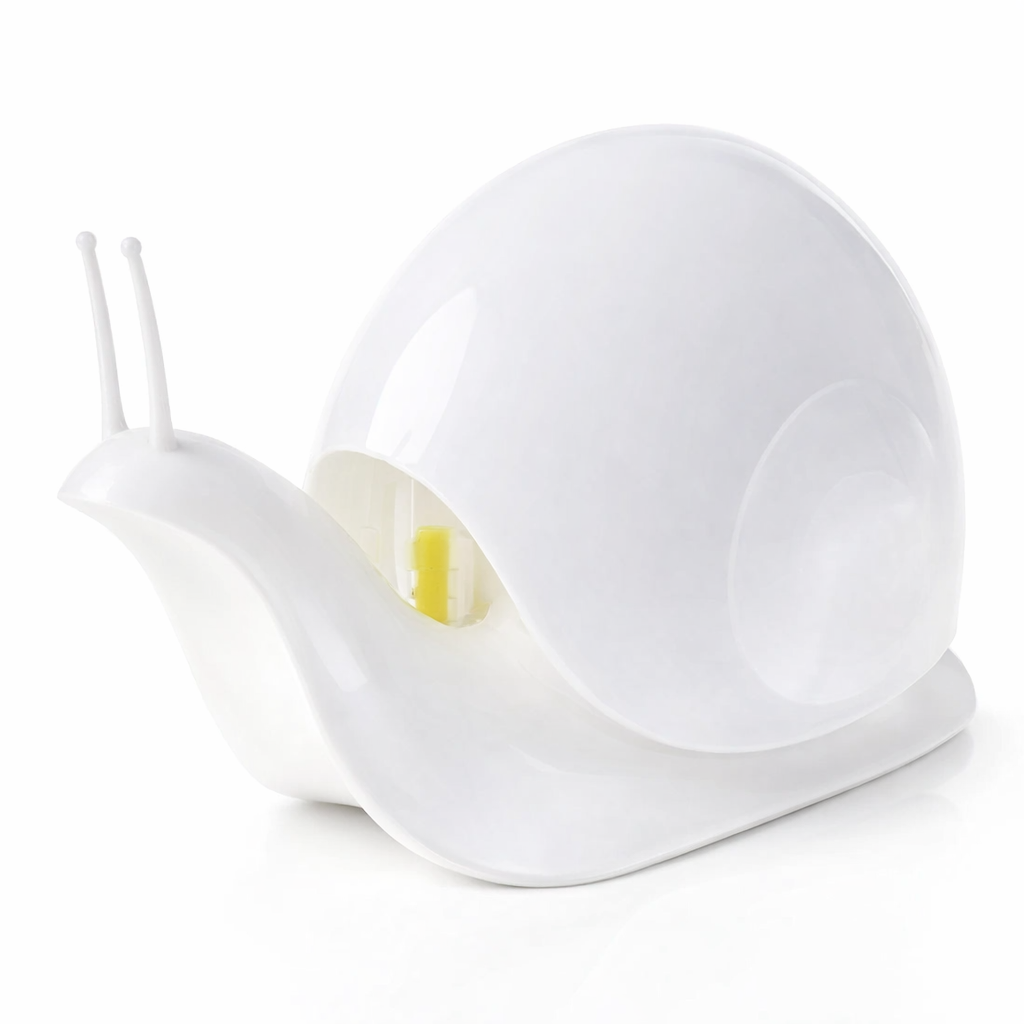 Portable Soap Dispenser – Snail-Shaped, Compact Plastic Design for Travel and Everyday Use