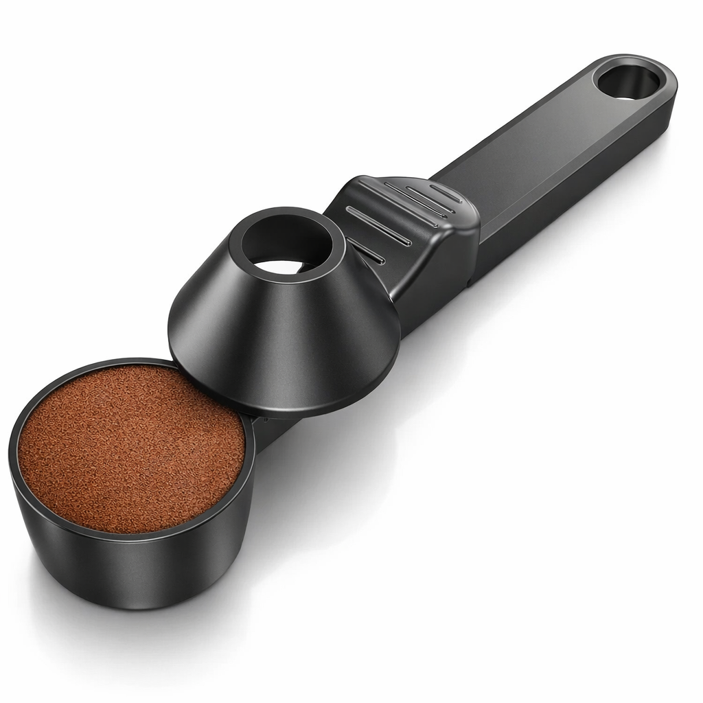 Spoon with Funnel – Plastic, Compact Design for Precise Measurement of Powders and Supplements