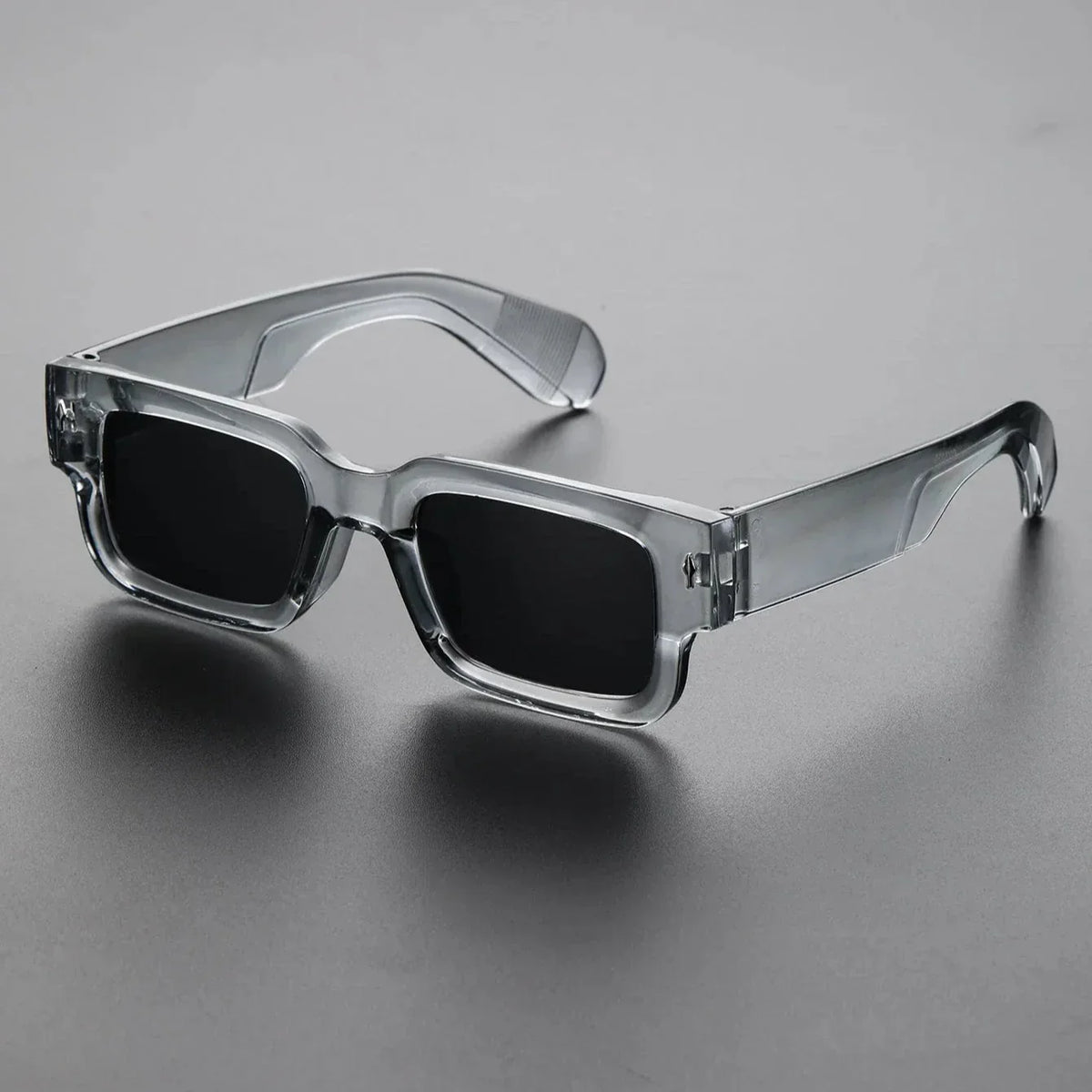Lunettes de Soleil Rectangulaires en Polycarbonate Léger