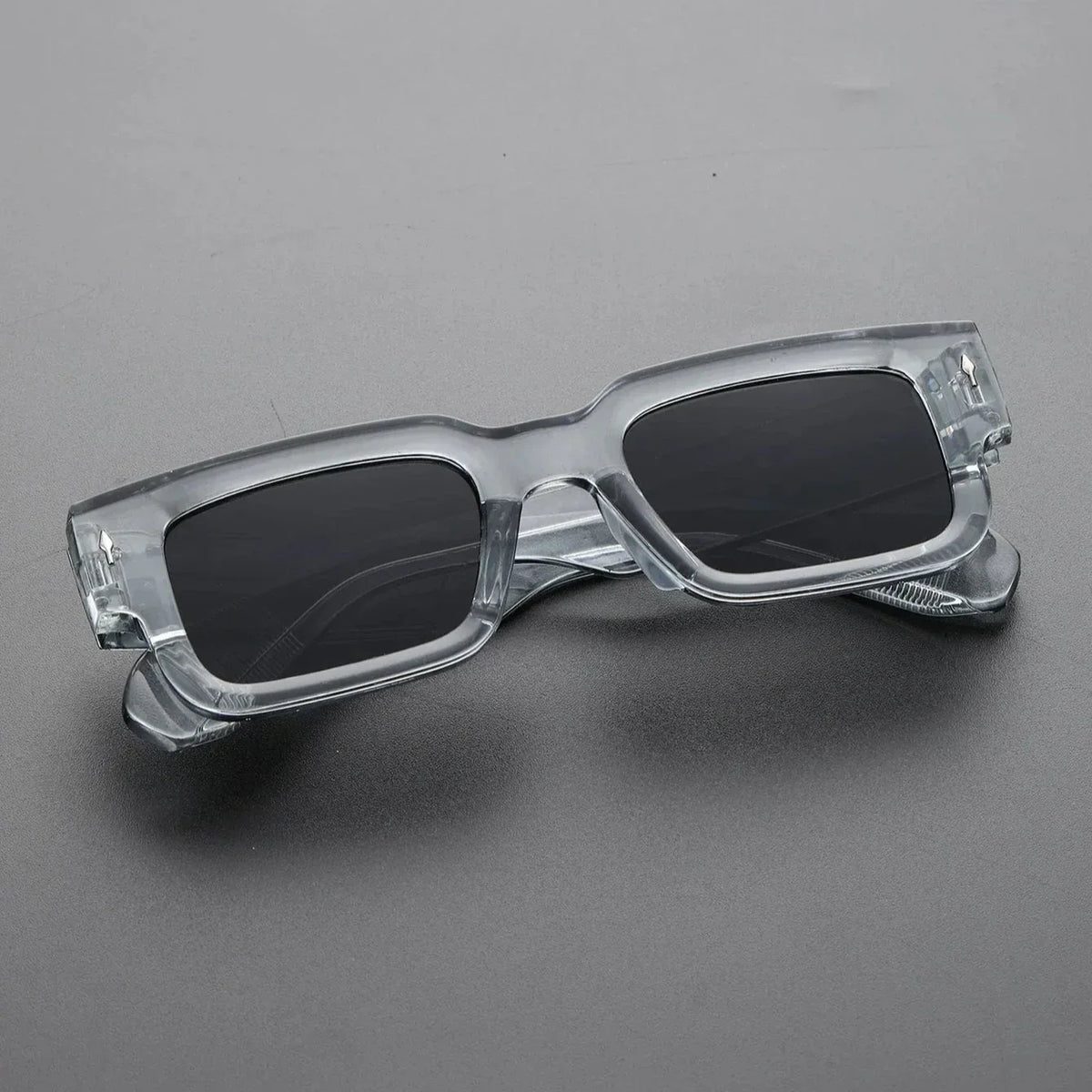 Lunettes de Soleil Rectangulaires en Polycarbonate Léger