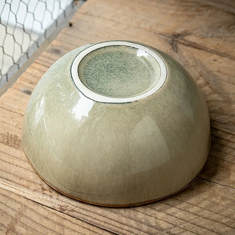 Ceramic Breakfast Bowl Set – Natural Beige, Handcrafted Design for Breakfast or Salads