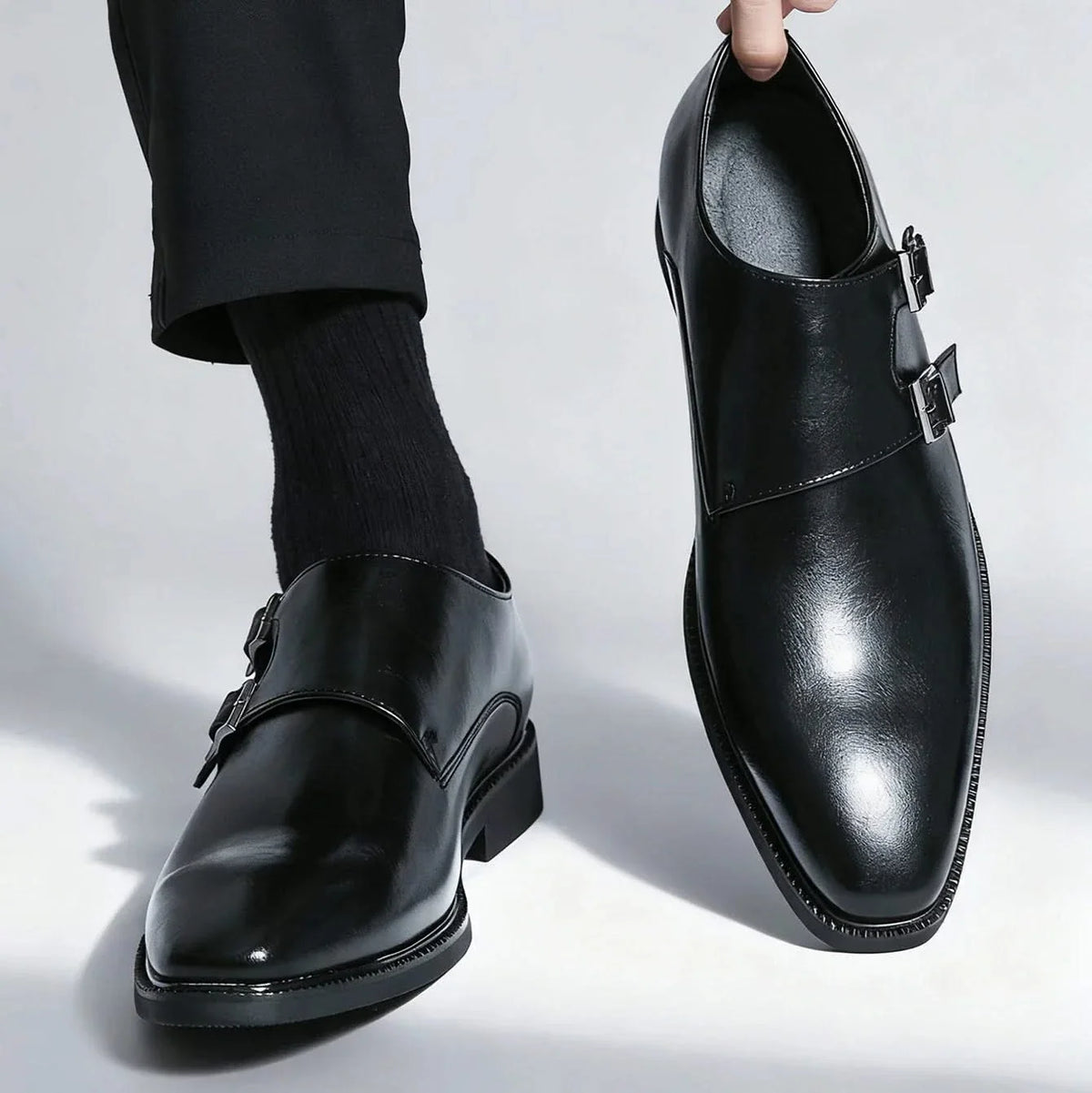Mocassins Homme en Cuir Finition Semi-Brillante