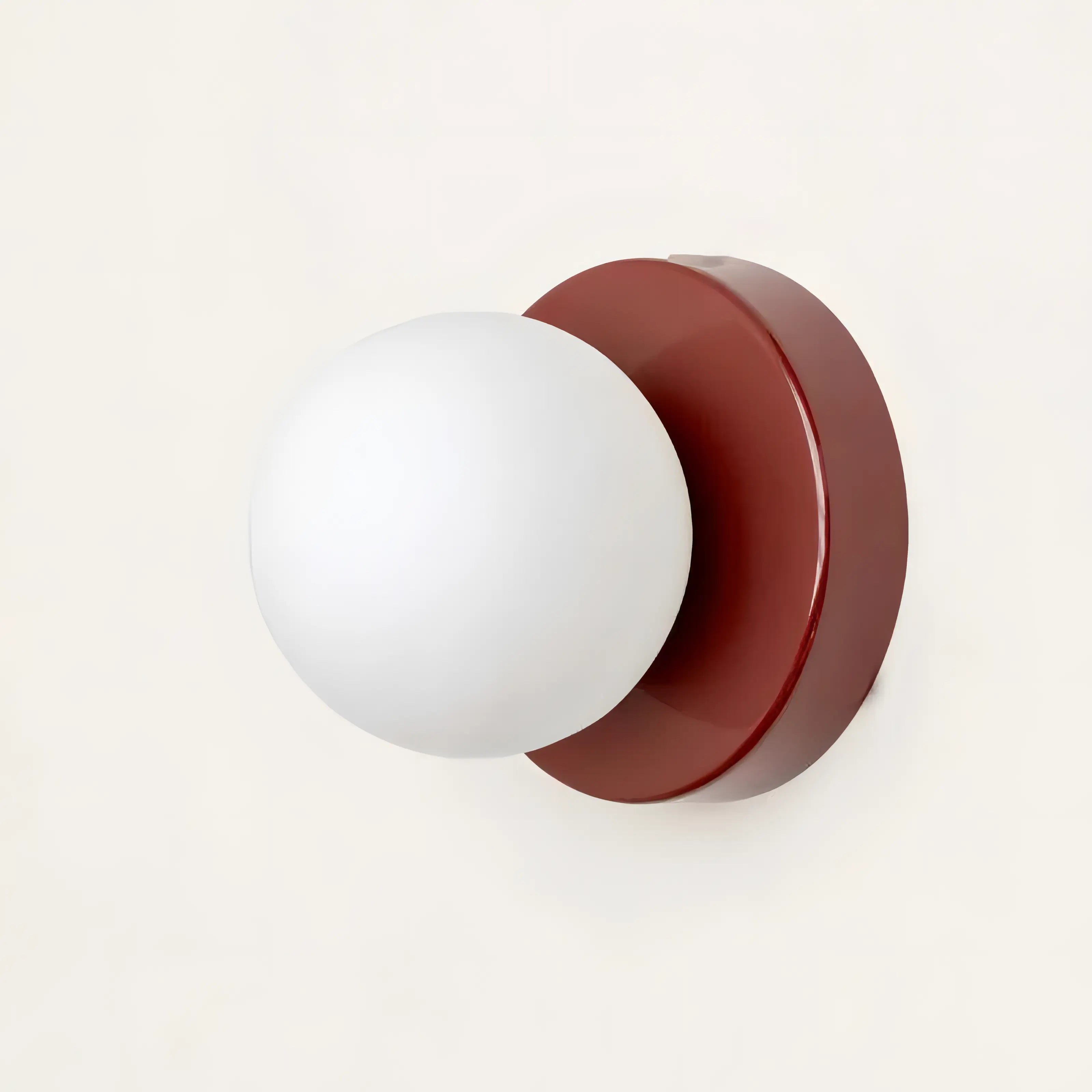 Applique Murale Scandinave Minimaliste Abat-jour en Verre