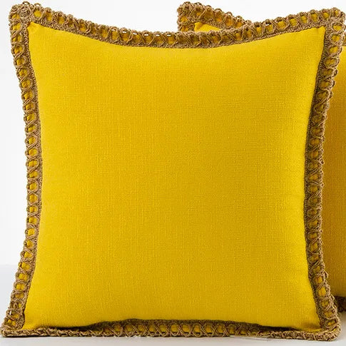 Cushion cover – Polyester, colorful, French style, for a sofa or bed