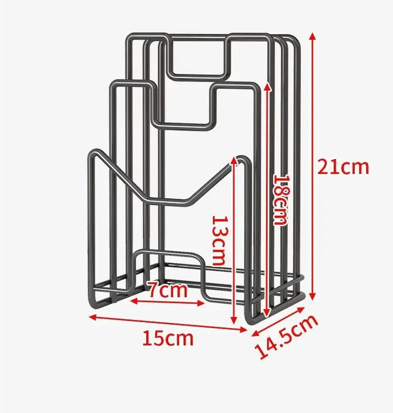 Étagère de Cuisine Compacte en Fer - Rangement Gain de Place