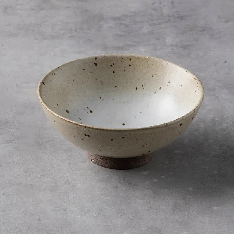 Ceramic Bowl – Marbled Ivory, Handmade for Everyday Use and Table Decor