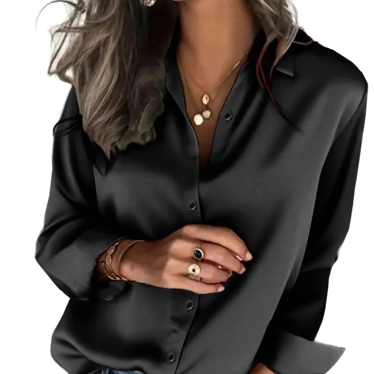 Chemise Femme Ample à Boutons - Coupe Décontractée Chic
