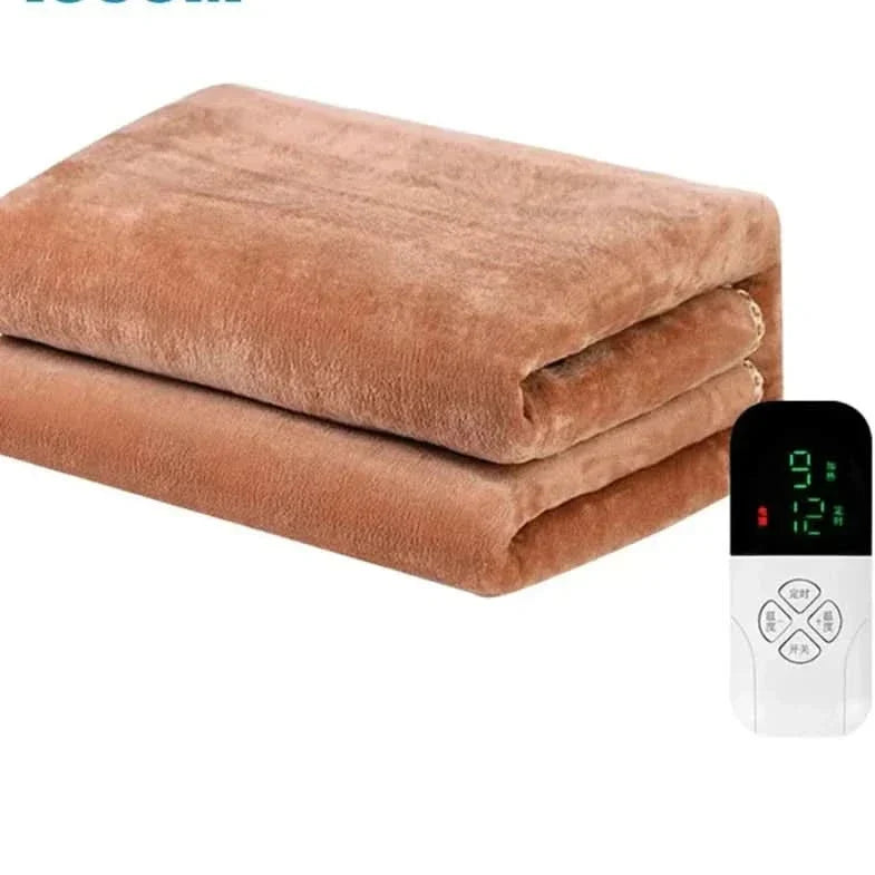 Couverture Chauffante Électrique 9 Niveaux de Chaleur avec Télécommande