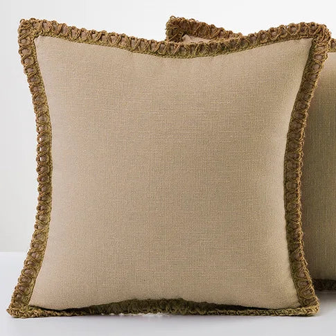 Cushion cover – Polyester, colorful, French style, for a sofa or bed