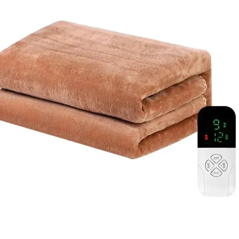 Couverture Chauffante Électrique 9 Niveaux de Chaleur avec Télécommande