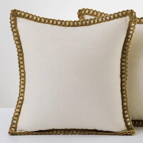 Cushion cover – Polyester, colorful, French style, for a sofa or bed