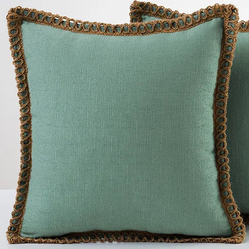Cushion cover – Polyester, colorful, French style, for a sofa or bed