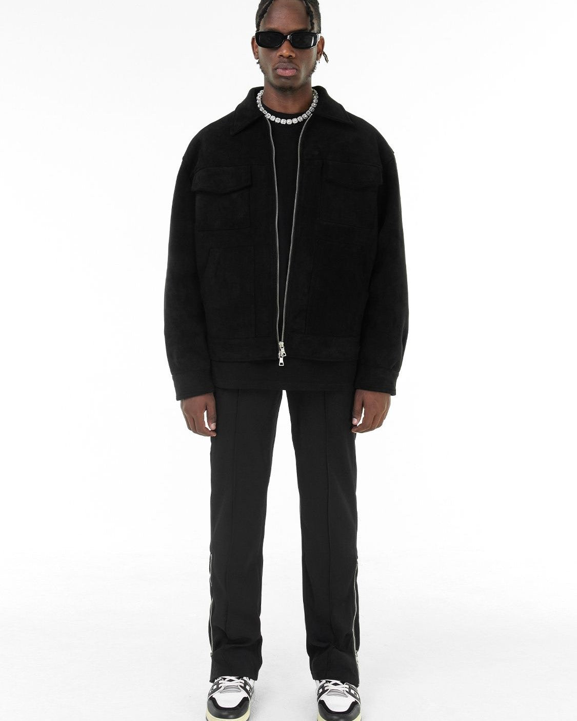 Veste Homme Field en Suédine Végane de Haute Qualité