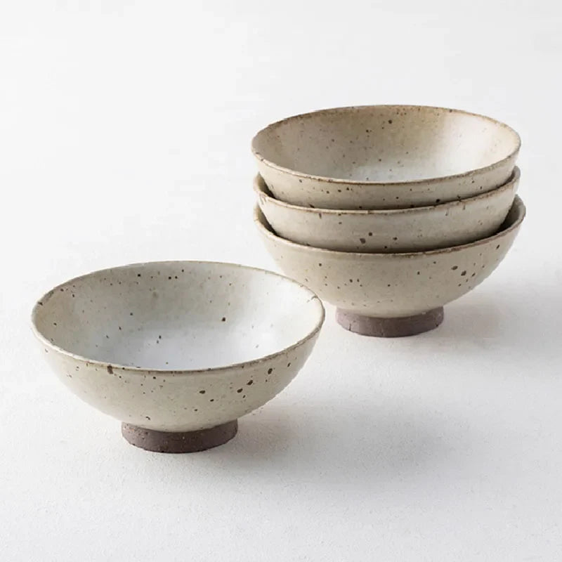 Ceramic Bowl – Marbled Ivory, Handmade for Everyday Use and Table Decor