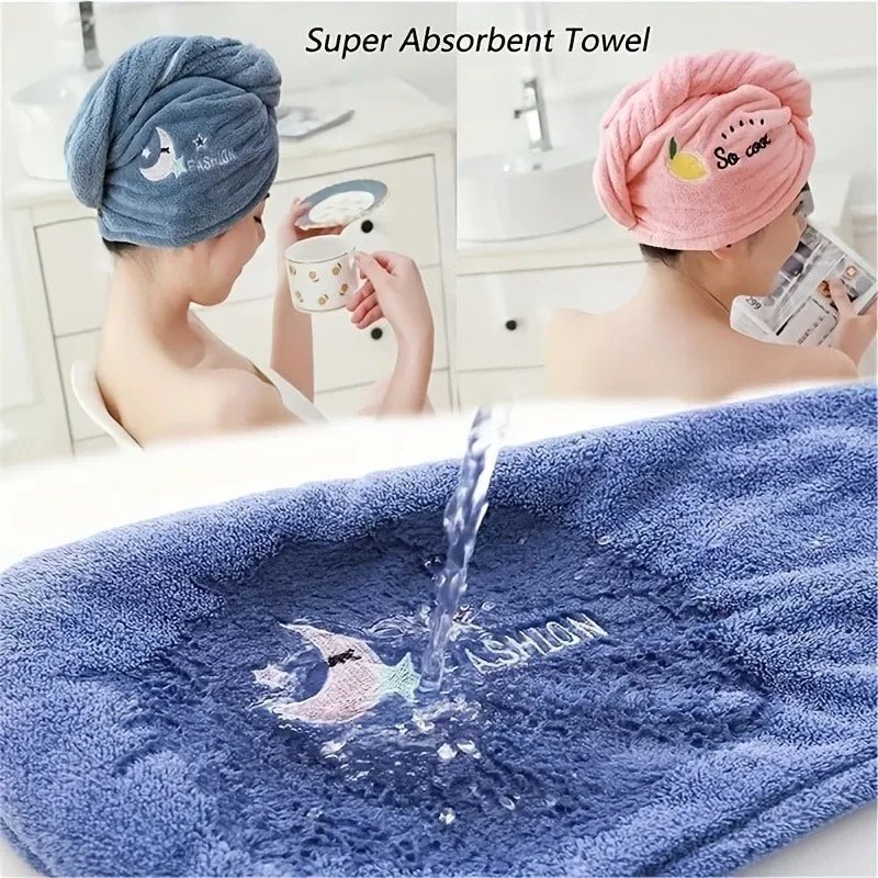 Schnelltrocknendes Haarturban für Damen - Super saugfähiges Handtuch 2