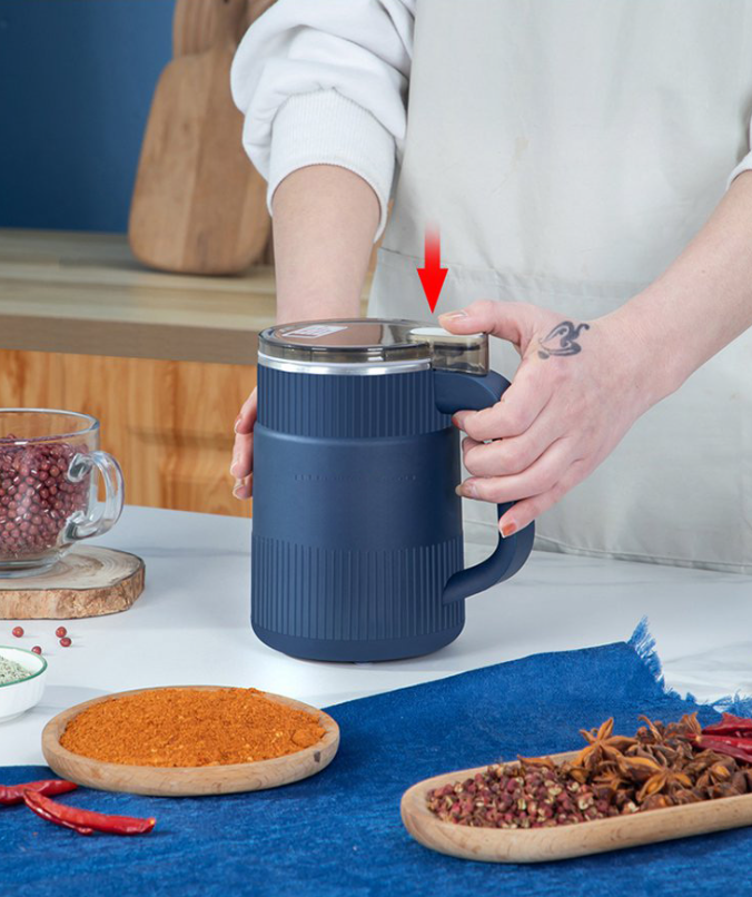 Electric Coffee Grinder – Stainless Steel, Compact Design for Coffee Beans, Grains, and Spices in the Kitchen