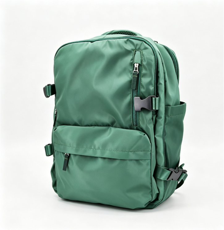 Travel Backpack – Water-repellent nylon, 35L, with USB port and shoe compartment, for everyday use and adventures
