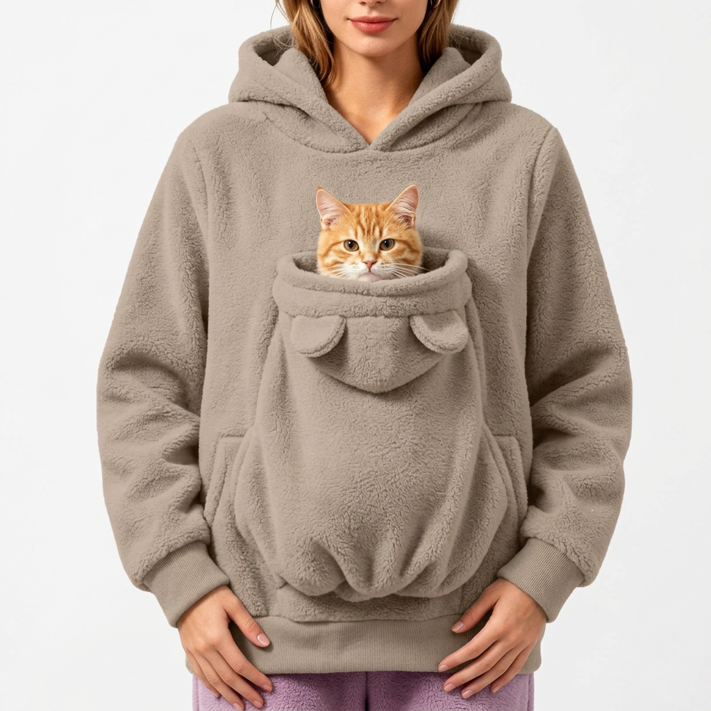 Baby Fleece Jacket with a Kangaroo Pocket
