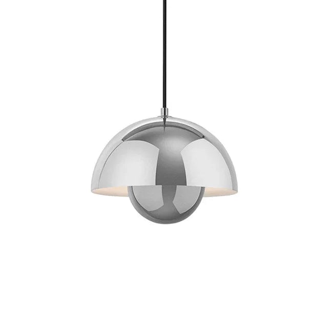 Suspension – Demi-sphère, finition mate au design scandinave pour salle à manger ou salon