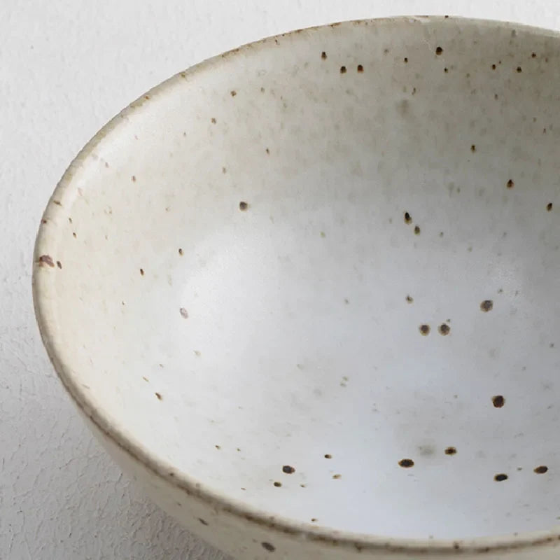 Ceramic Bowl – Marbled Ivory, Handmade for Everyday Use and Table Decor