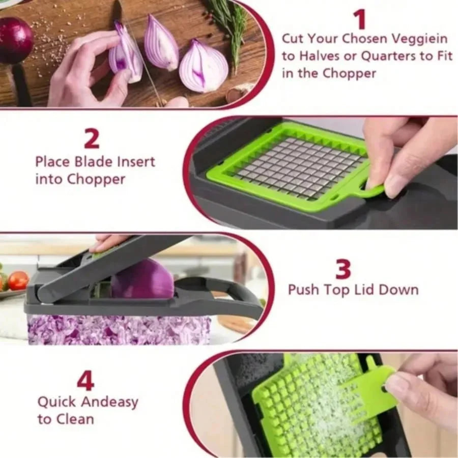 Sicherer Handschutz-Gemüseschneider - Ideal für gemeinsames Kochen 4