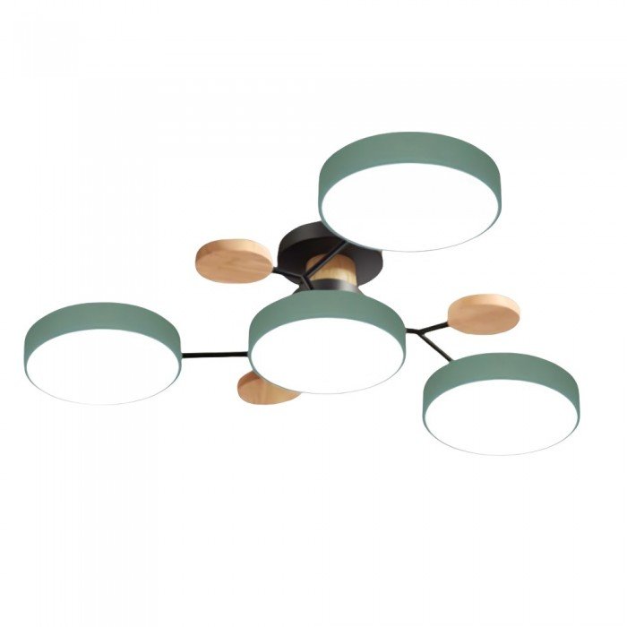 Plafonnier LED Scandinave à Branches Multiples - 4 à 7 Points Lumineux
