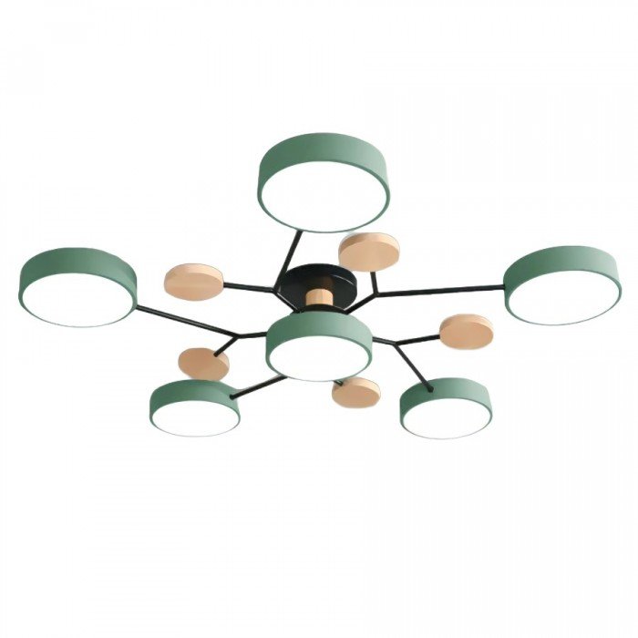 Plafonnier LED Scandinave à Branches Multiples - 4 à 7 Points Lumineux