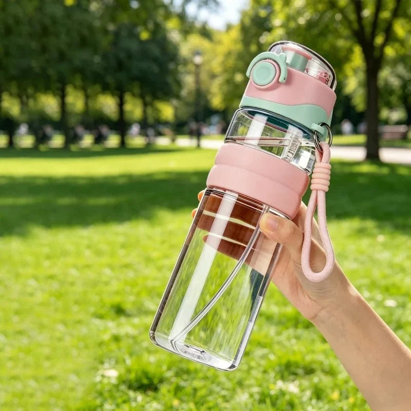 Waterfles met verstuiver – 800 ml, lekvrij ontwerp voor sport en buitenactiviteiten