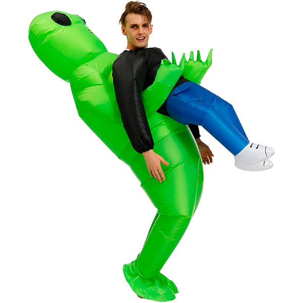 Costume Gonflable Halloween Extraterrestre - Déguisement Enlèvement OVNI Adulte