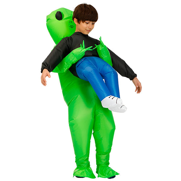 Costume Gonflable Halloween Extraterrestre - Déguisement Enlèvement OVNI Adulte