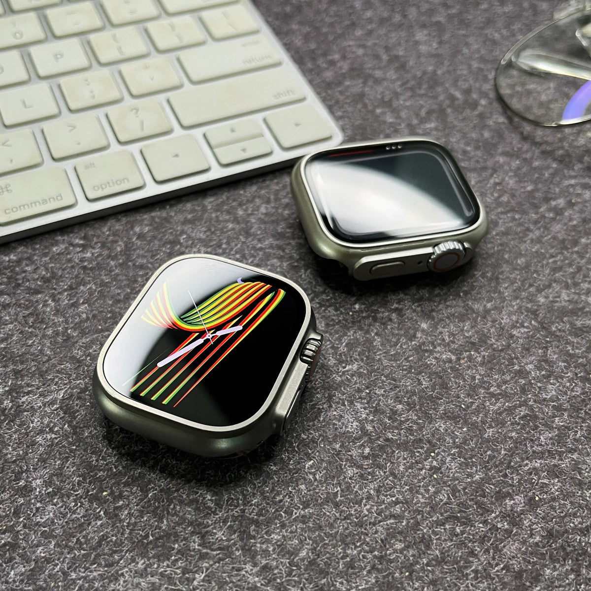 Coque de Protection Apple Watch Style Ultra, Transparente et Rigide