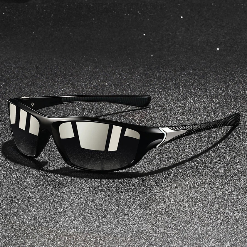 Lunettes de Soleil de Sport Polarisées - Monture Légère Enveloppante
